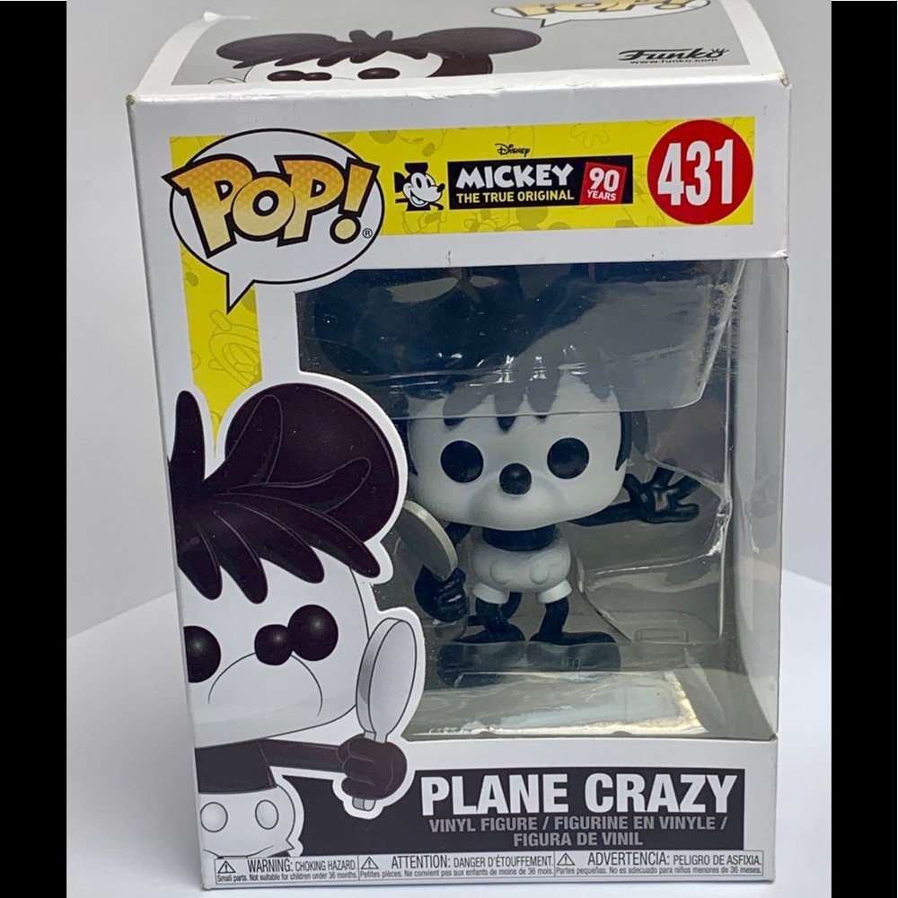 Disney ‘s Mickey Mouse Funko POP Plain Crazy #431
